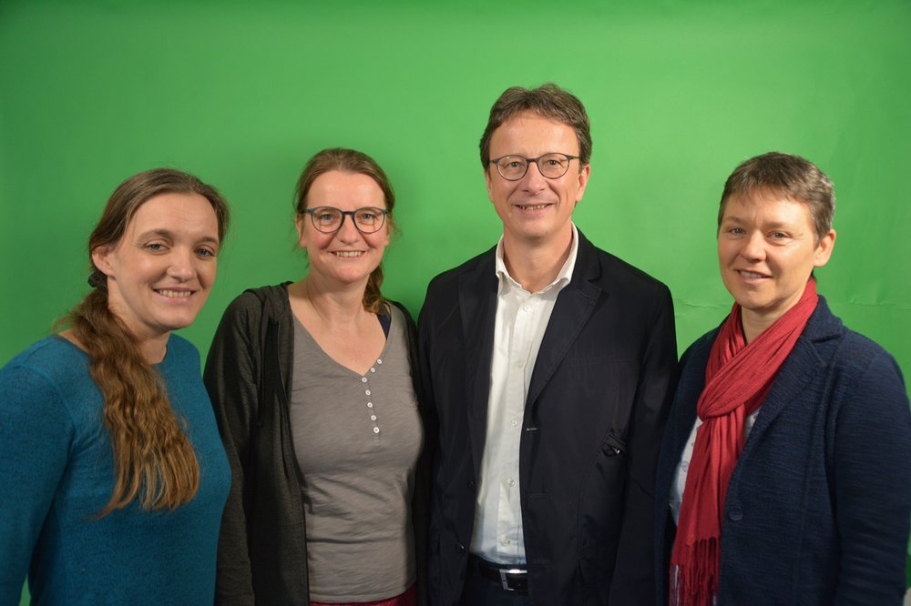 v.l.n.r: Claudia Schulz, Andrea Krönert, Uwe Flachsmeyer, Sabine Krüger